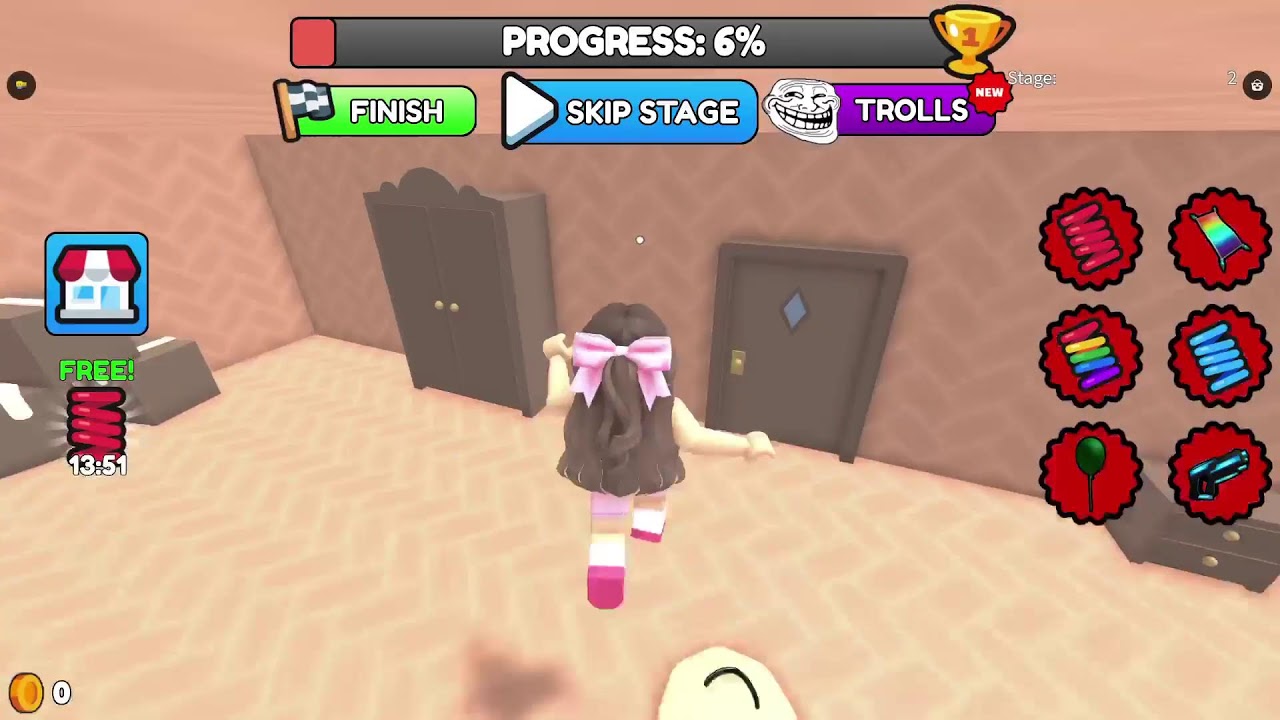 Playing Roblox