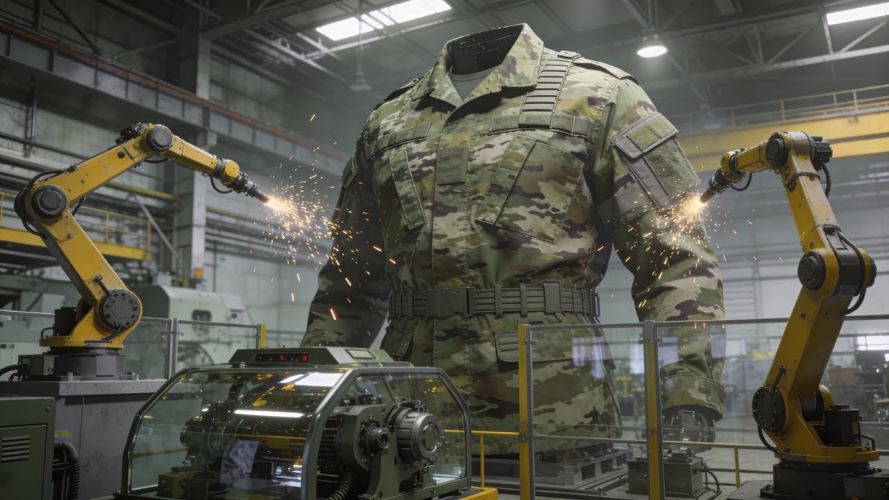 Inside a Modern Military Uniform Factory: From Fabric Production to Combat-Ready Gear (Full Process)