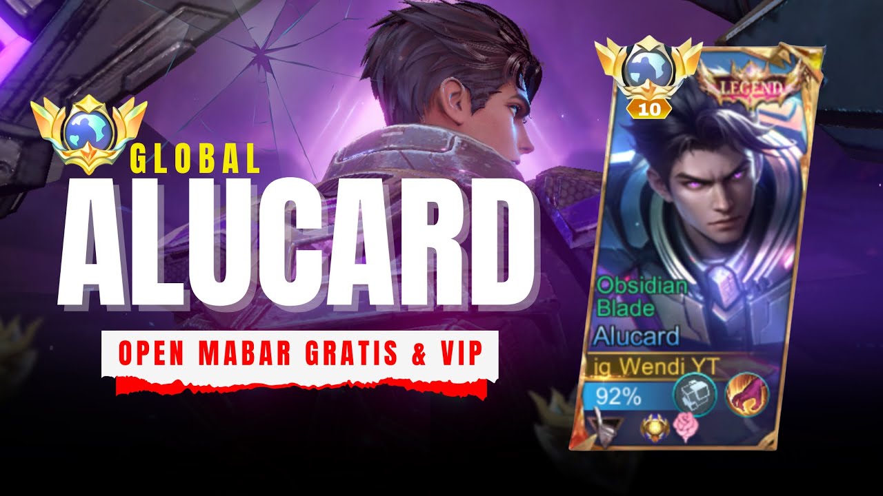 LIVE MOBILE LEGENDS , MABAR GRATIS BARENG TOP GLOBAL ALUCARD !!