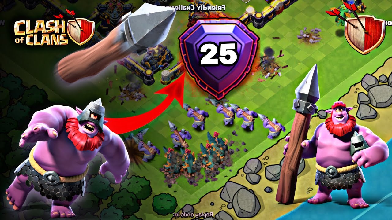 Rank 25 Day End with This Army : Town hall 17 #clashofclans #gaming #supercell 