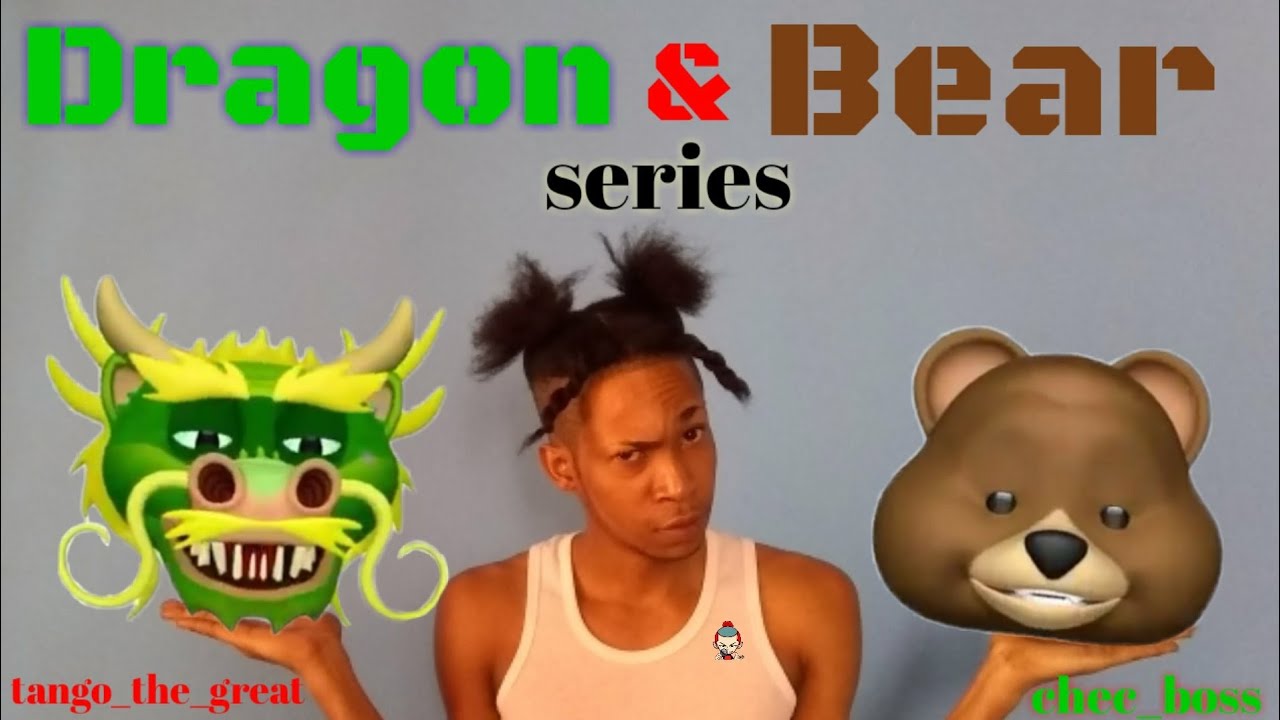 funny animoji video by chec Boss ft Tango the great (dragon teach bear road code)