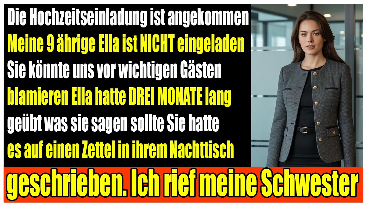 Meine Tochter durfte nicht zur Hochzeit –mein Sohn war aber willkommen