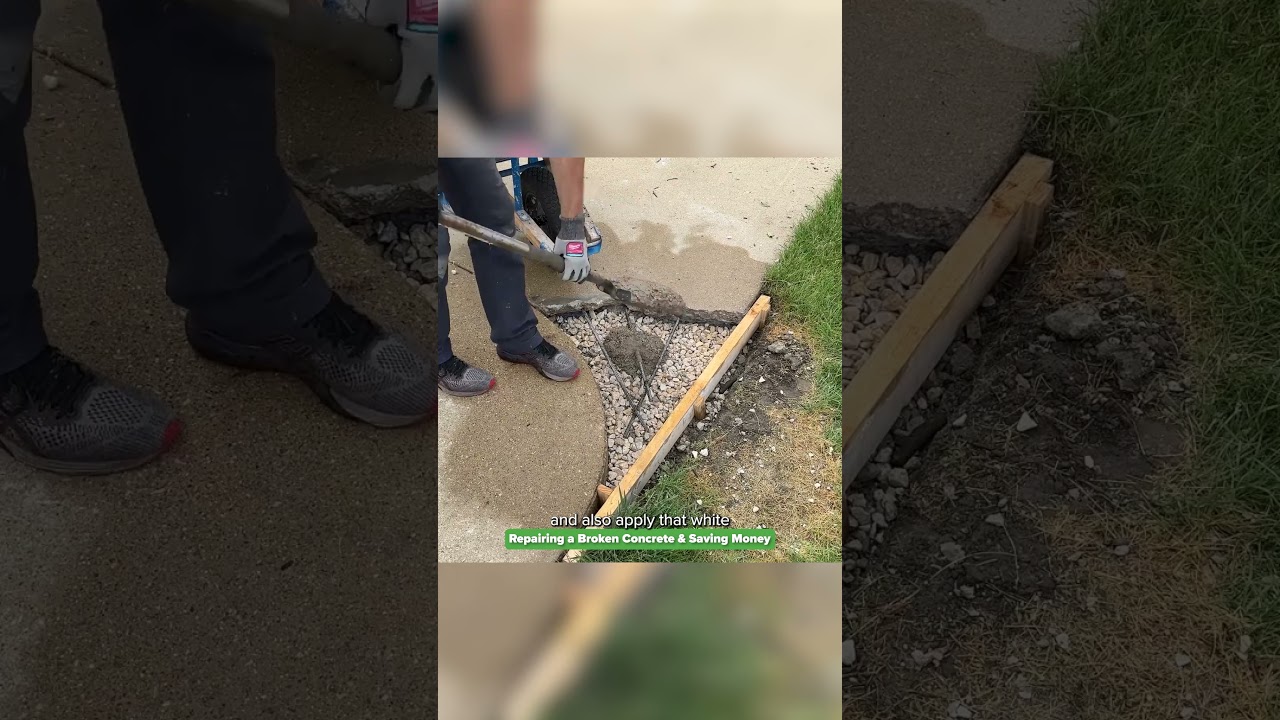 Как отремонтировать бетон и сэкономить деньги #ремонтбетона #домашниепроекты #улучшениедома