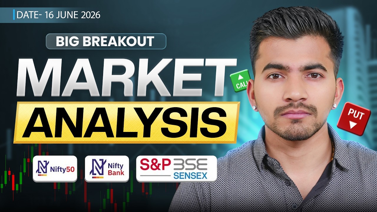 16 June Market Analysis | Nifty & Bank Nifty Prediction | Best Tuesday Trading Setup