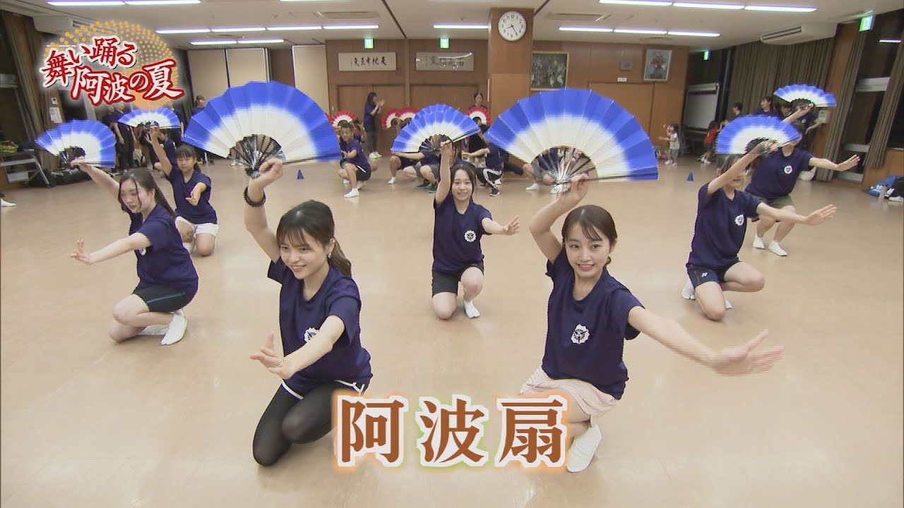 【舞い踊る 阿波の夏】阿波扇【テレビトクシマ】
