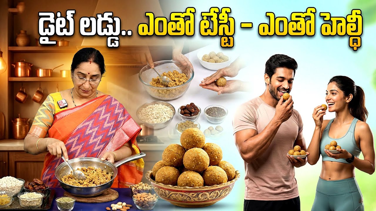 Diet Laddu at Home | Healthy Weight Loss Laddu | Ramaa Raavi