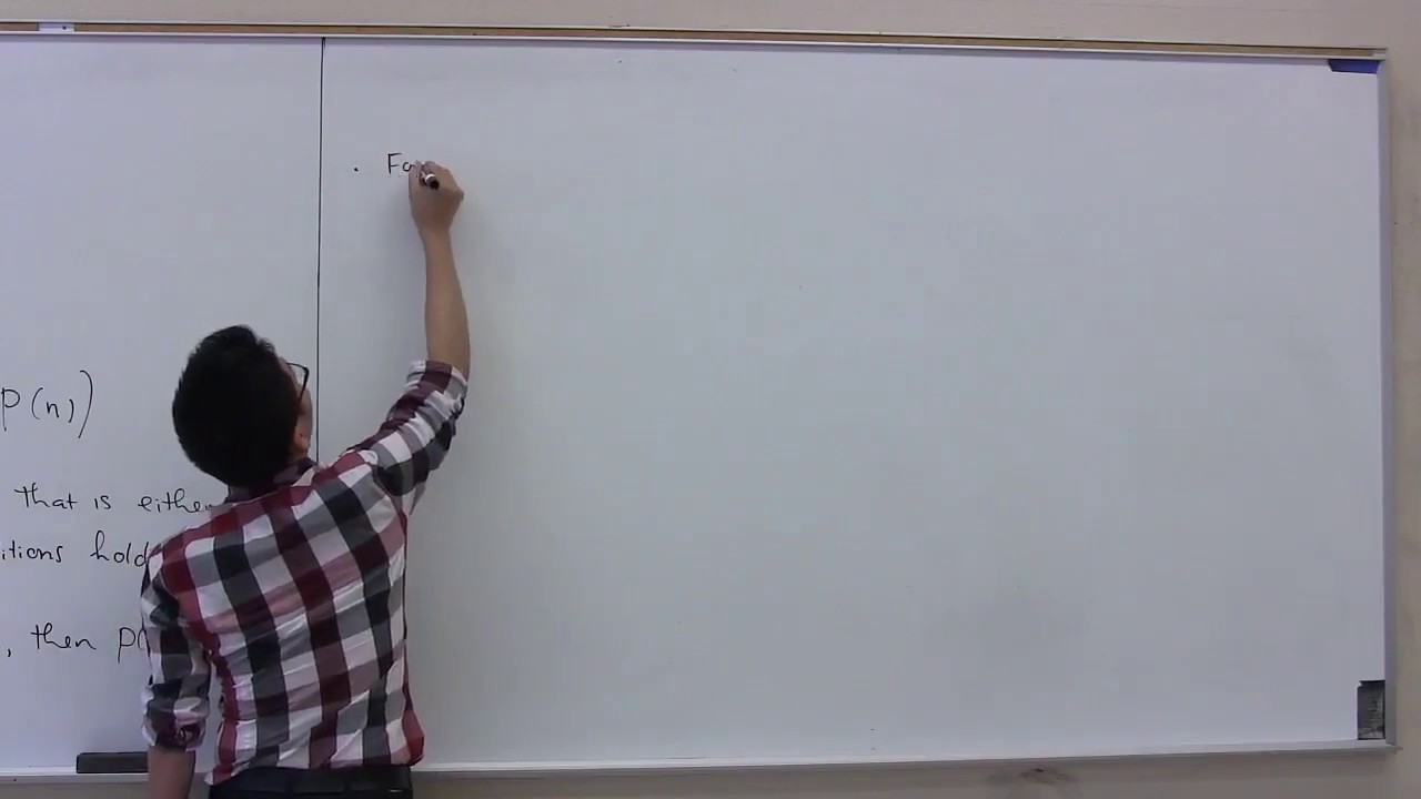 Mathematical Induction: Part 1 --- Problem 1.3.1