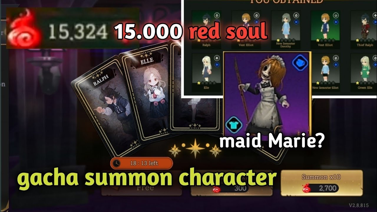 test Gacha Summon Character 15.000 red soul | GRANNY HOUSE ONLINE