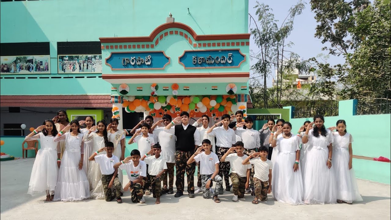 Priya Bharathi High school// Republic day celebrations/ Pulwama attack// Patriotic theme