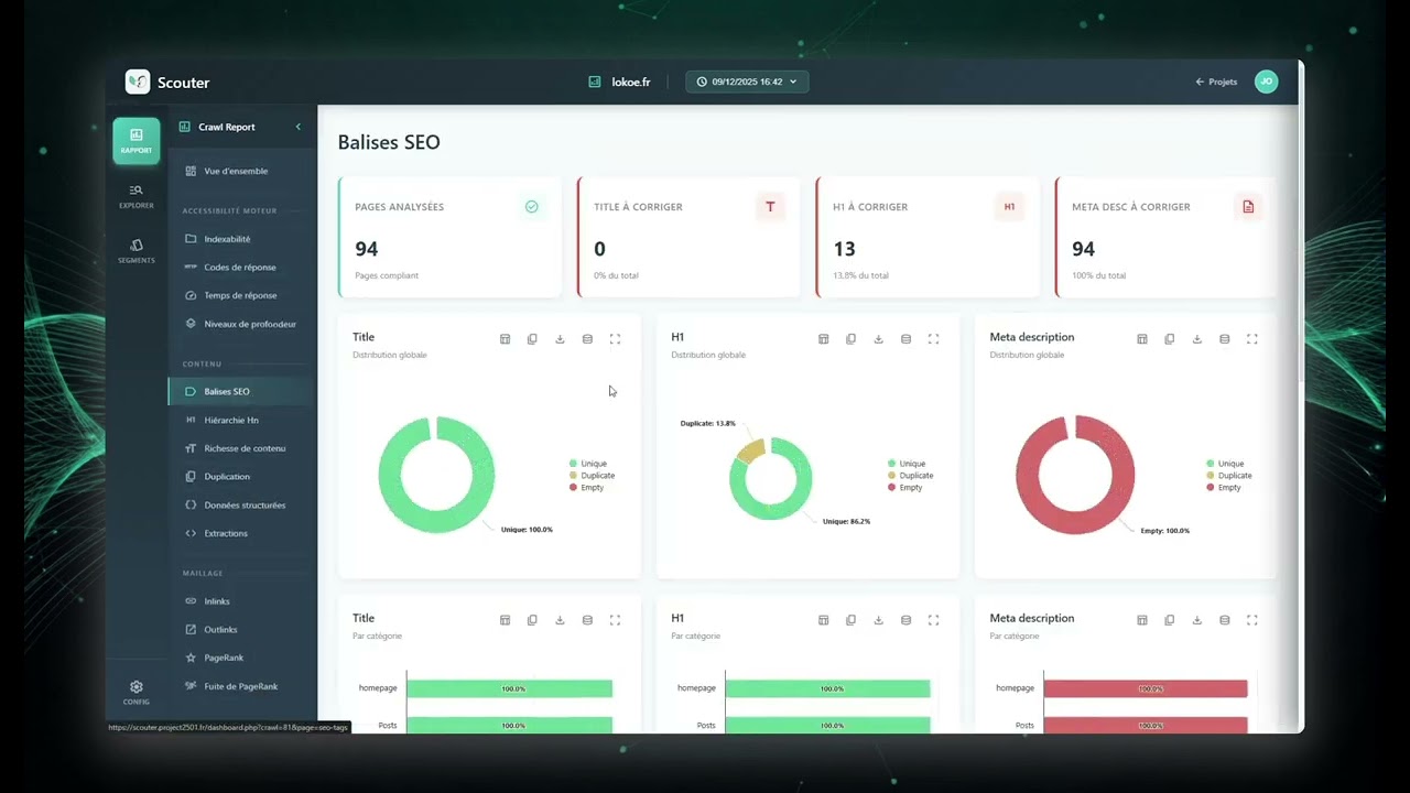 Scouter:  Open-Source SEO Crawler (Self-Hosted Alternative)
