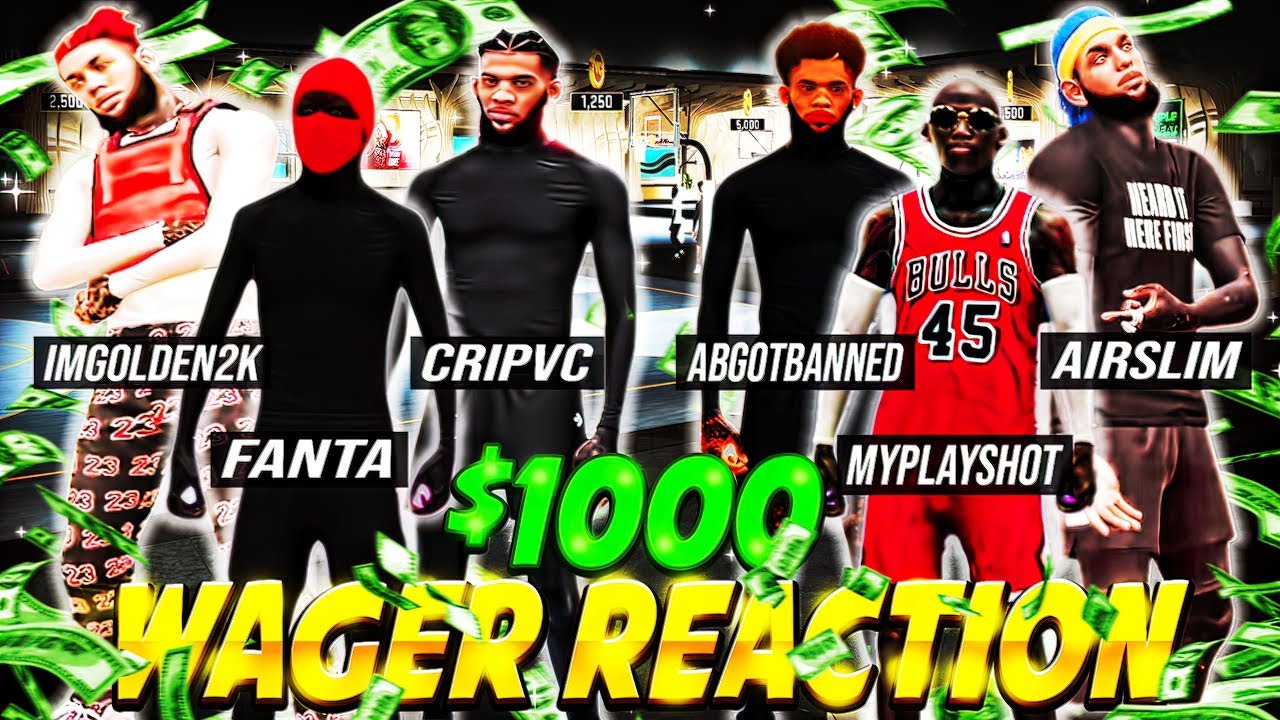 Fanta Wagered AirSlim For $1000 In ONE OF THE BEST NBA 2K23 WAGERS YOU WILL WATCH ALL YEAR!😱