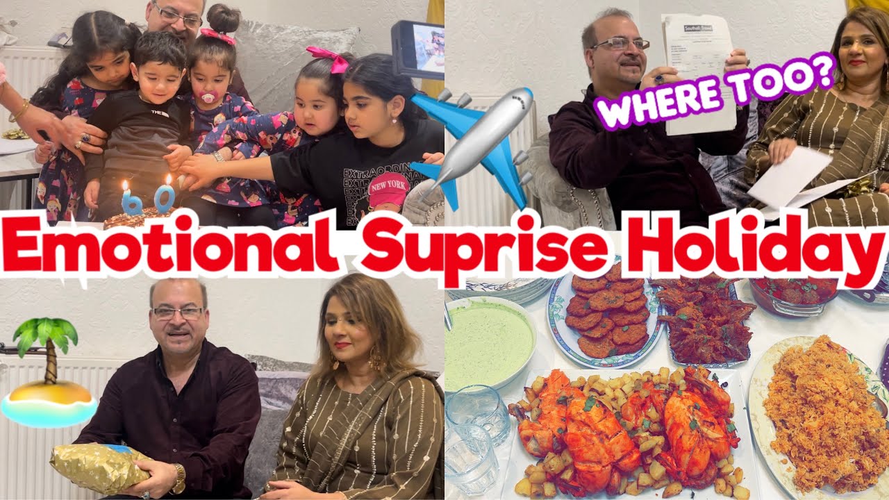 We Suprised Dad With a Holiday Ticket ✈️ Nana Gets Emotional 🥲 | #familyvlog #pakistanivlogger
