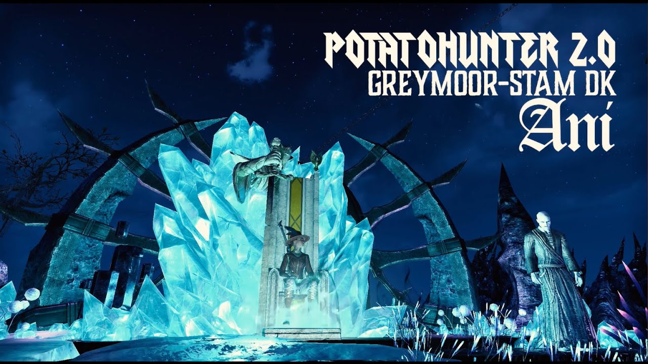 [ESO/Greymoor] Potatohunter 2.0 Dw/2h Stamina Dragonknight PvP Build - Ani