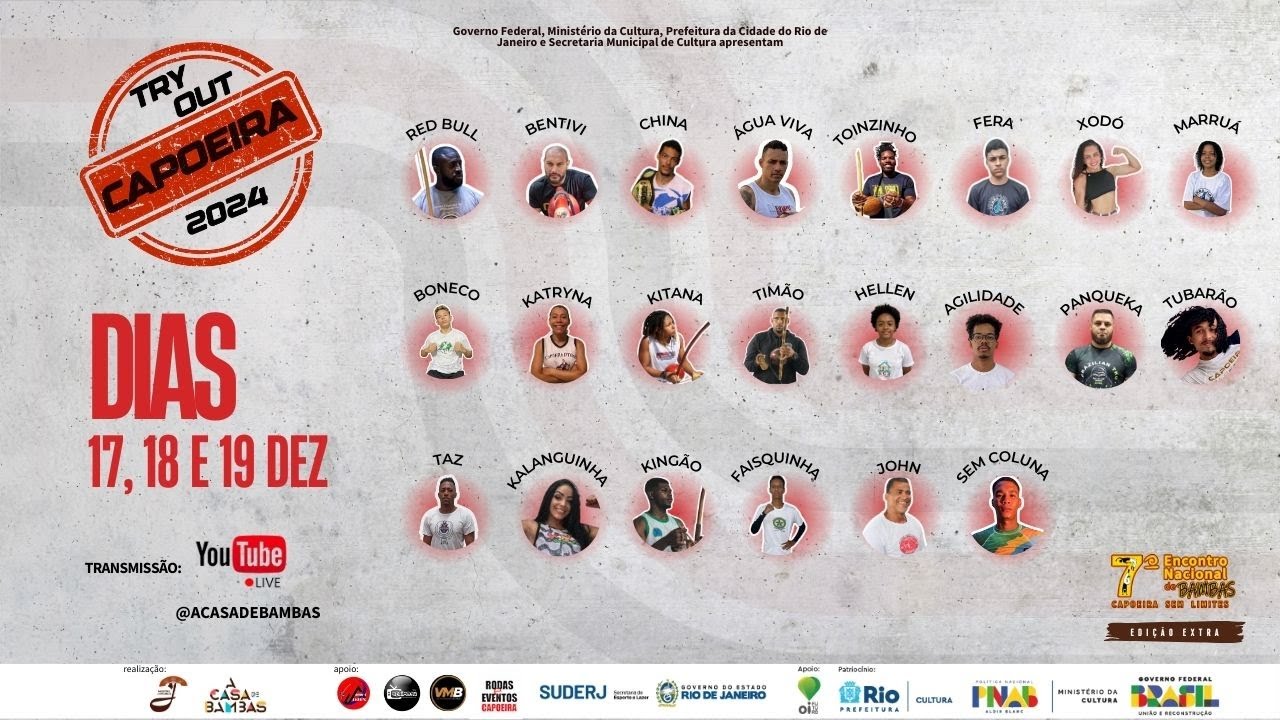 1º Try-Out Capoeira: O Reality Show Que Vai Transformar a Arte Marcial Brasileira!