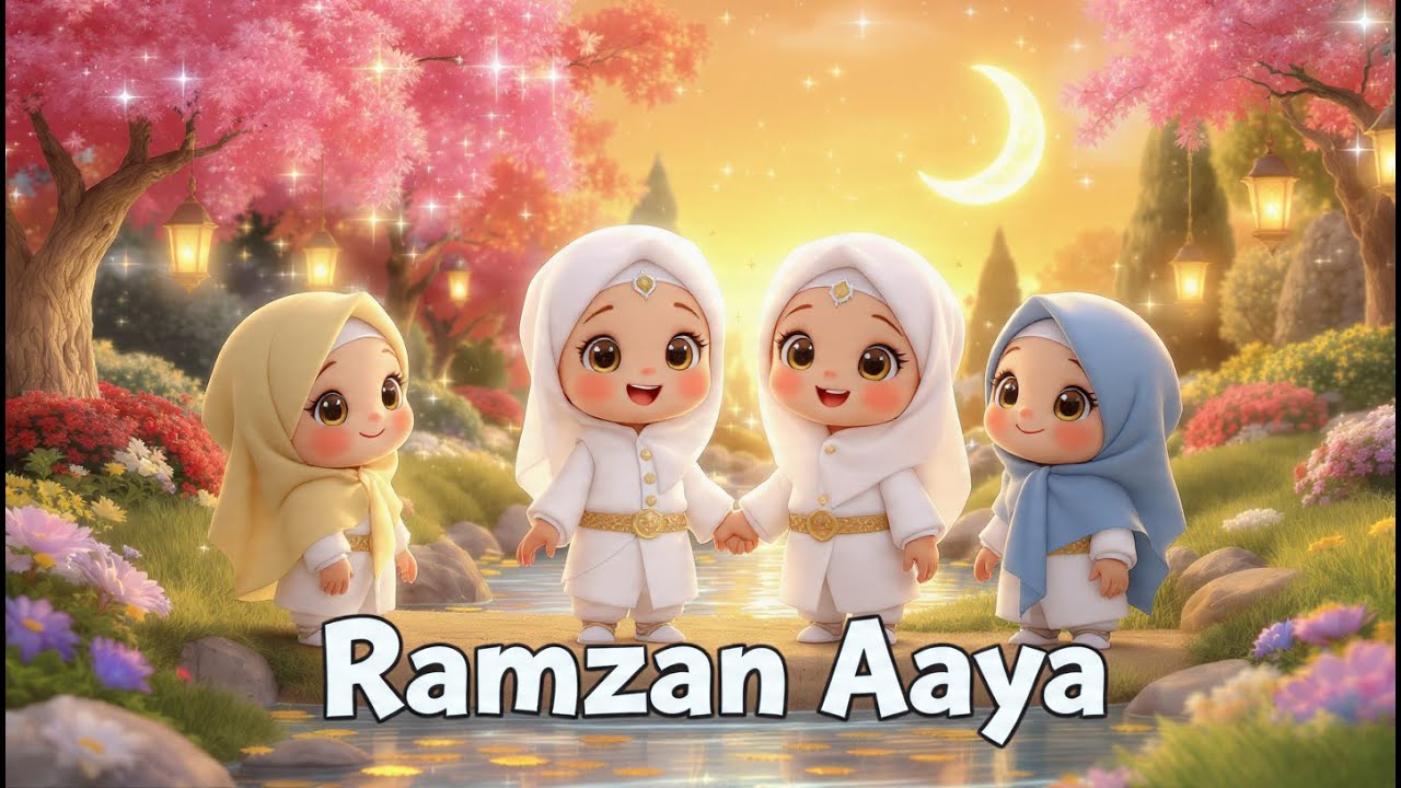 Ramadan  Mubarak | Kids Islamic Song | رمضان المبارک آیا ہے Islamic Cartoon Video| Kids Ramzan Song