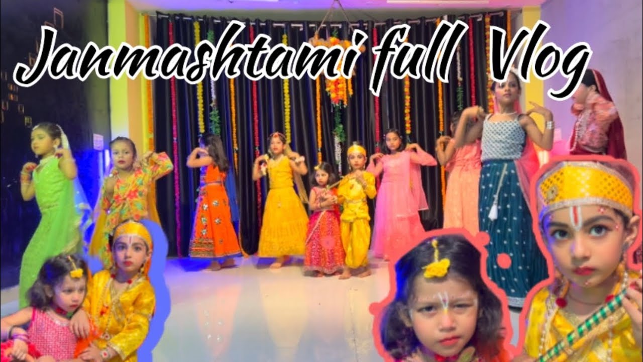 Janmashtami shoot full vlog || chhote chhote radha krishna 