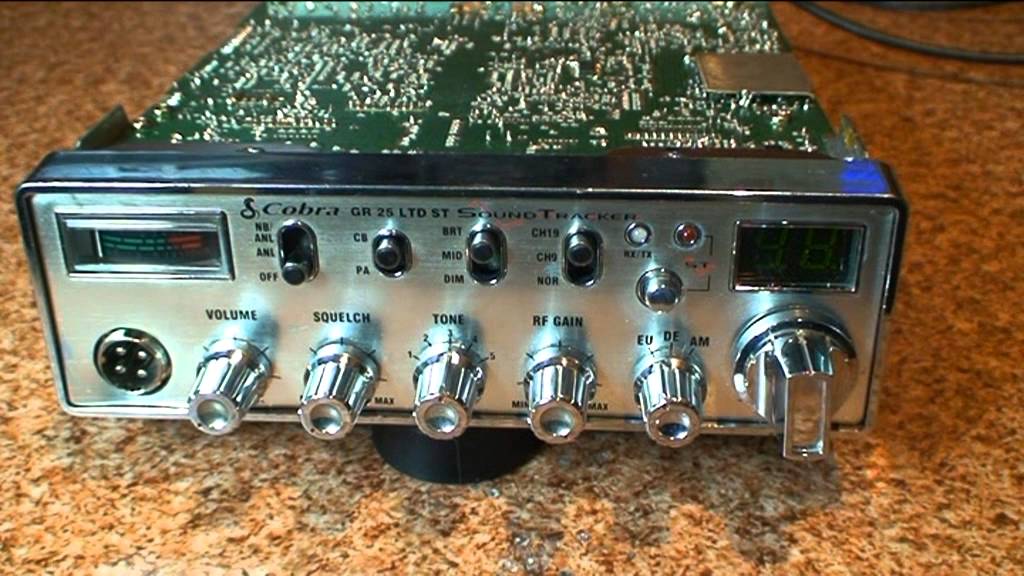 CB Radio - Cobra GR 25 LTD ST - naprawa i przestrojenie