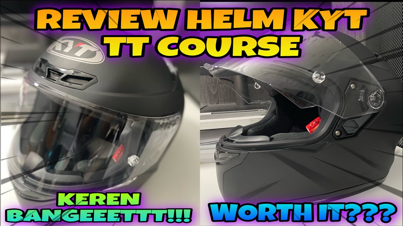 Review & Unboxing Helm KYT TT COURSE  #helmet #kyt
