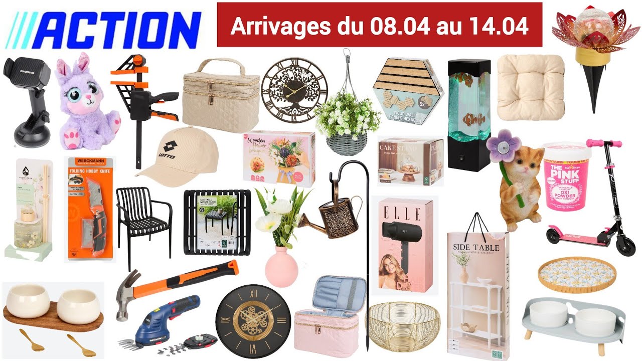 ❣️ Action Arrivage de la Semaine 08 AVRIL ❣️ Loisirs Cr&eacute;atifs #ActionFrance ❣️ Nouveaut&eacute;s #action