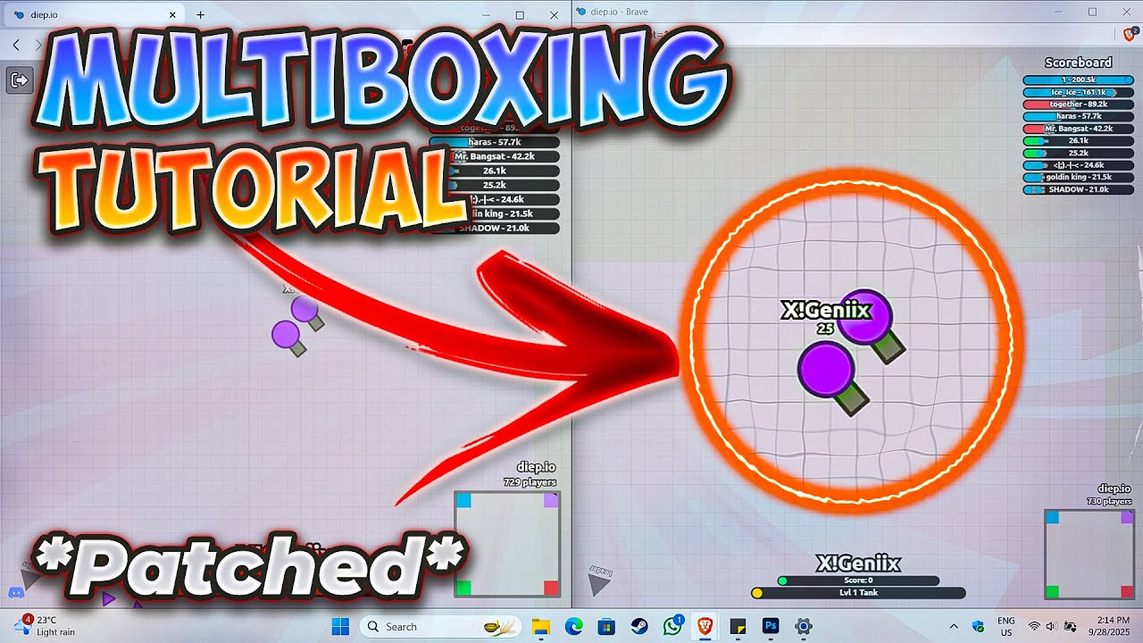 Diep.io Multiboxing Tutorial 2025: Step-by-Step Guide PATCHED METHOD