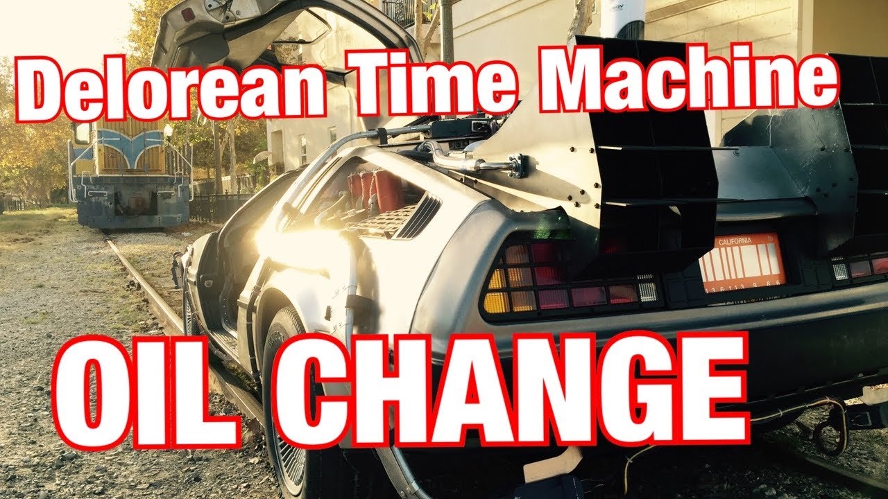 OIL CHANGE on a Delorean Time Machine Replica at Bob's Prop Shop