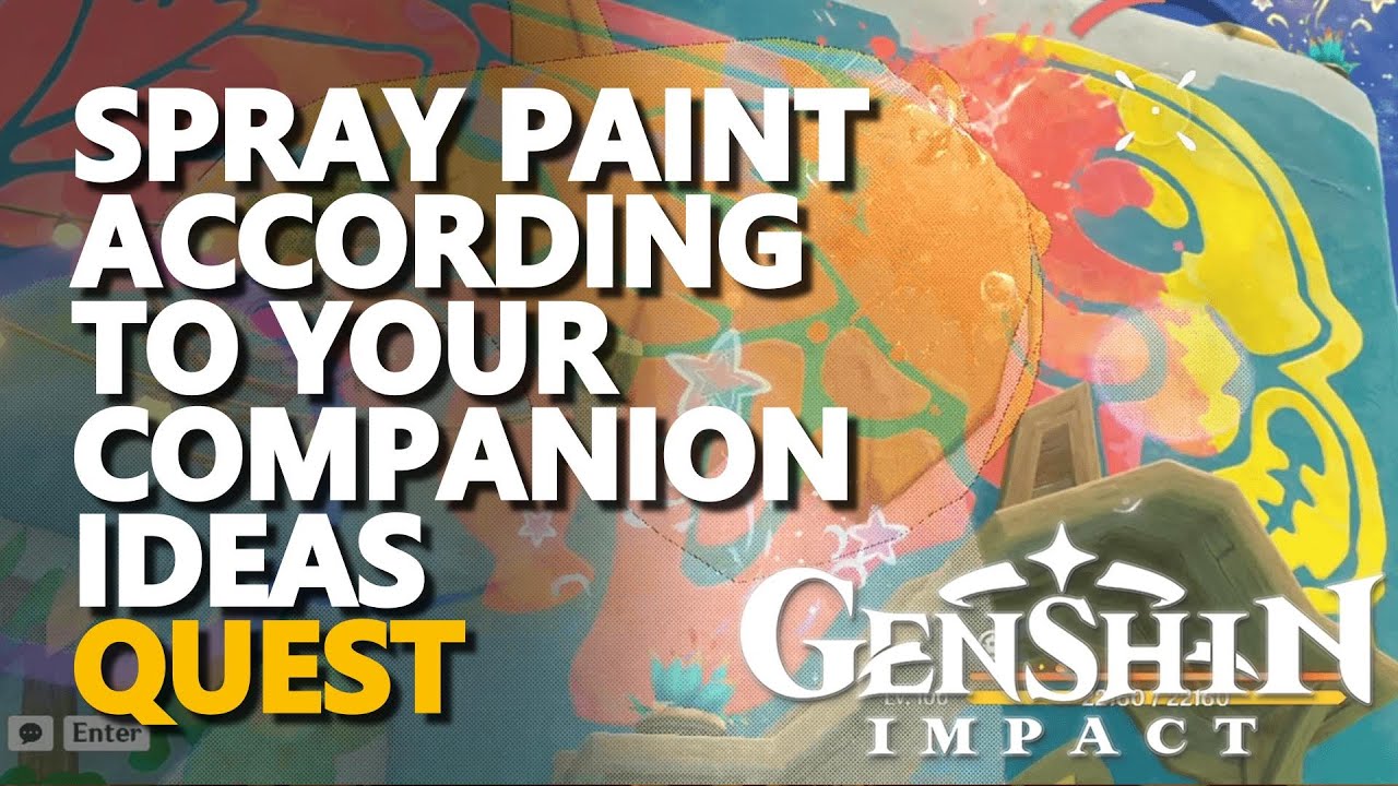 Spray paint according to your companion ideas Genshin Impact