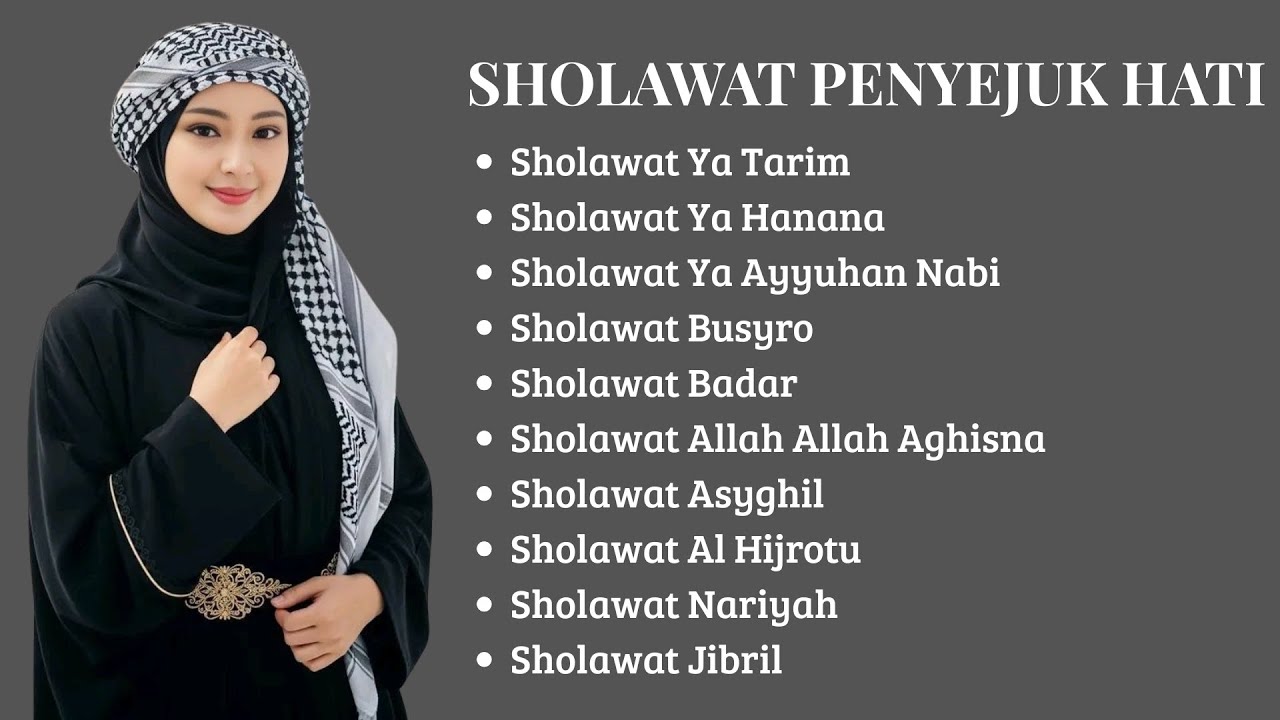 SHOLAWAT YA TARIM - SHOLAWAT PENYEJUK HATI BIKIN HATI JADI ADEM -  FULL ALBUM SHOLAWAT PENYEJUK HATI
