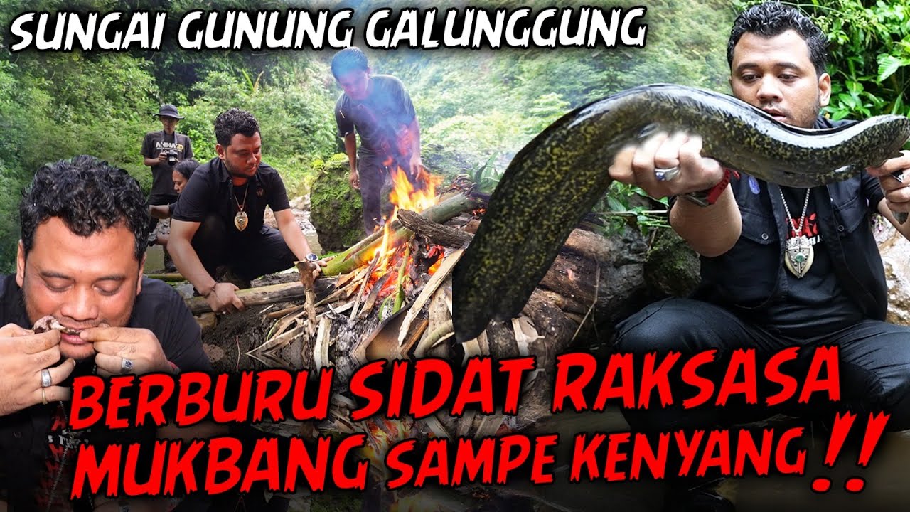 MUKBANG SIDAT RAKSASA DI GUNUNG GALUNGGUNG⁉️IKAN BERWUJUD ULAR YANG SULIT DITANGKAP