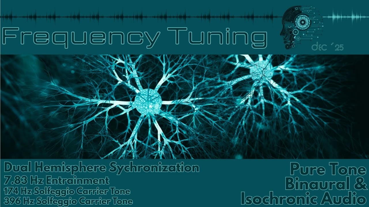 7.83 Hz Dual Hemisphere Synchronization | Schumann Binaural & Isochronic Beat | Frequency Tuning