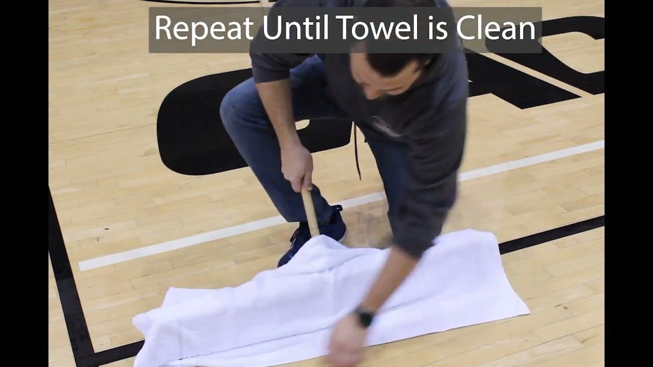 How to clean your basketball court floor