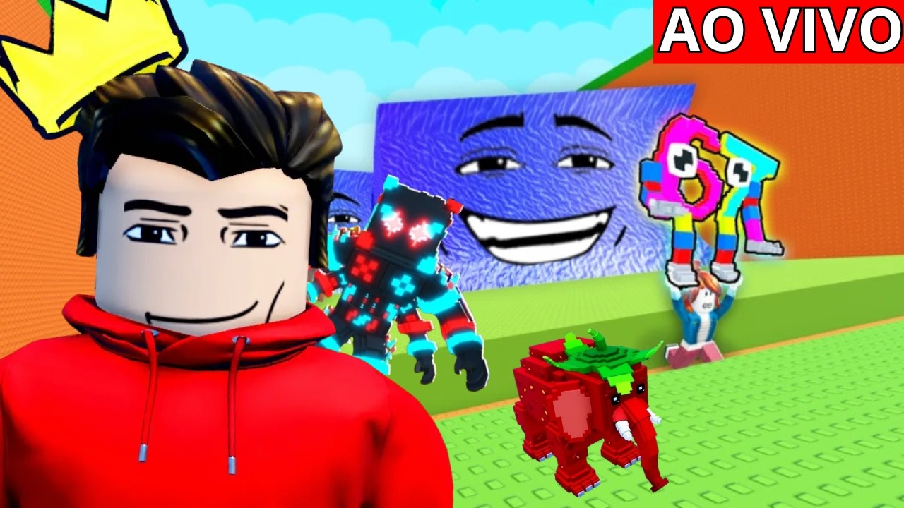 🔴🔥EVENTO FUJA DO TSUNAMI PARA BRAINROTS AO VIVO (BLOX-SHOUT)