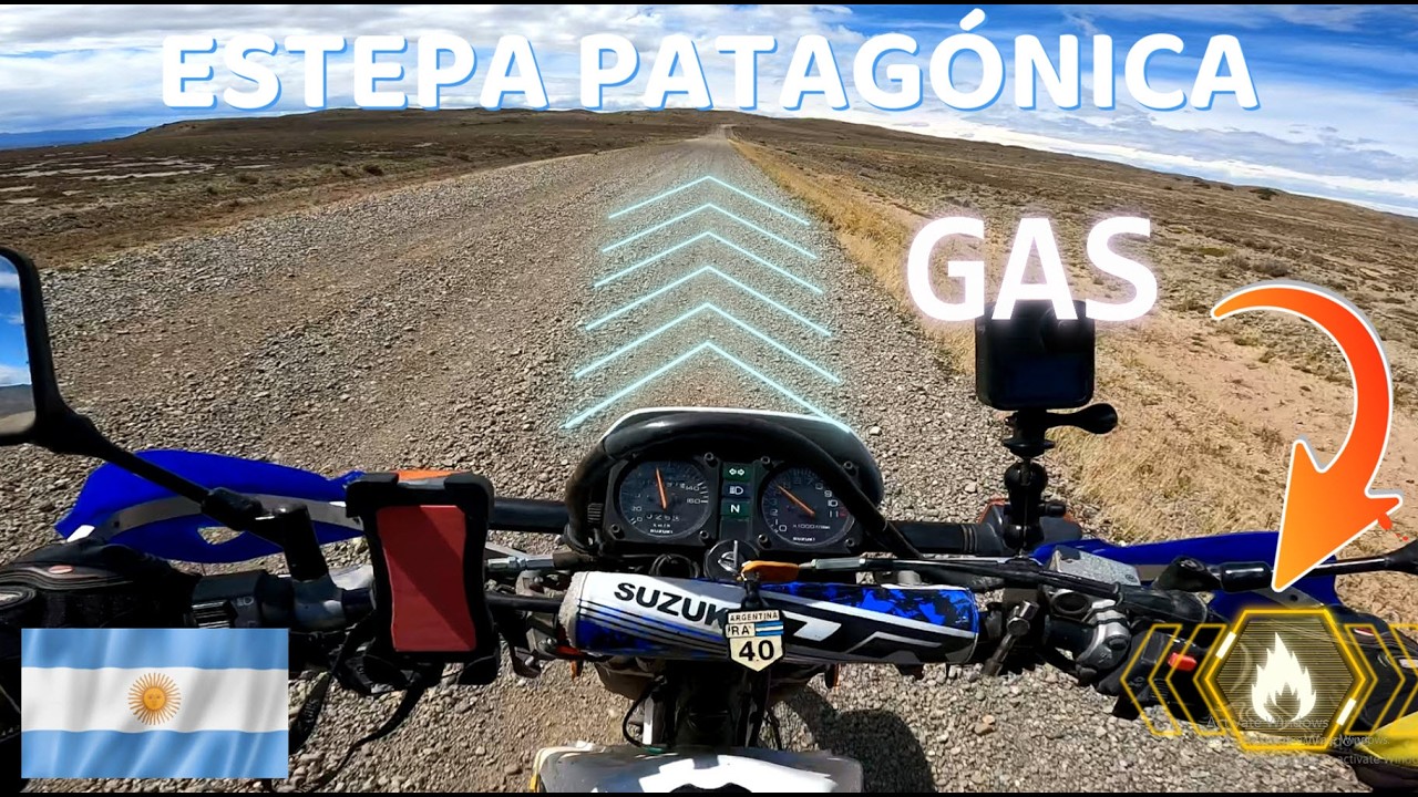 SURFEANDO en CANTO RODADO - RUTA 39 |ET #5 CAP #1| SUZUKI DR 350 | PATAGONIA EN MOTO #adventure
