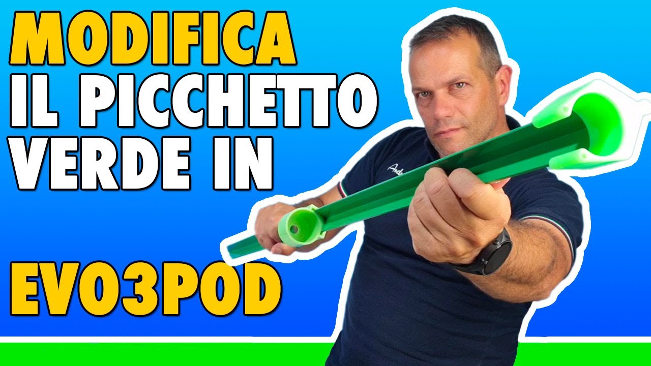 Trasforma anche il Picchetto Verde Stretto in Evo3POD e mettici componenti 👊