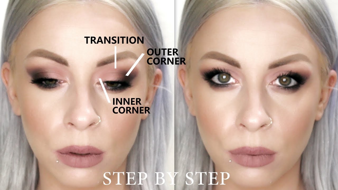 ΒΗΜΑ - ΒΗΜΑ ΕΥΚΟΛΟ SMOKEY EYE | FULL FACE MAKEUP TUTORIAL || JANE SORE
