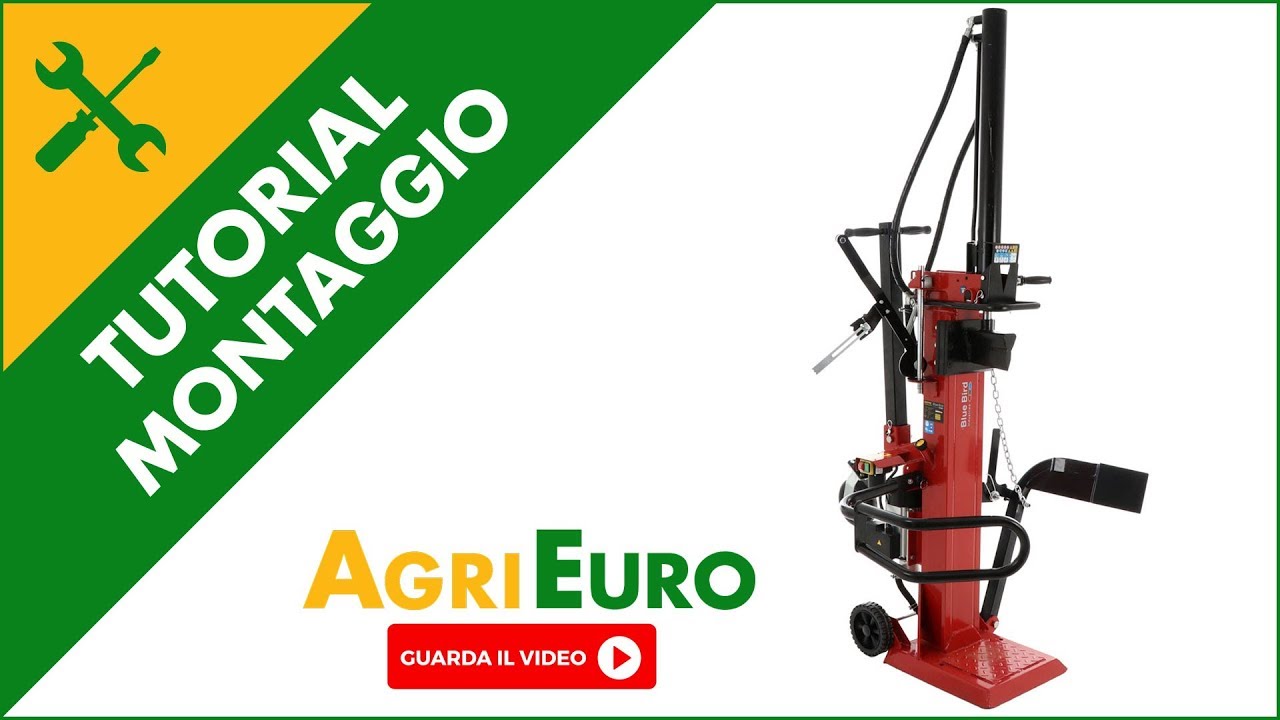 Montaggio e funzionamento spaccalegna BLUE BIRD LS 65711 - 11T