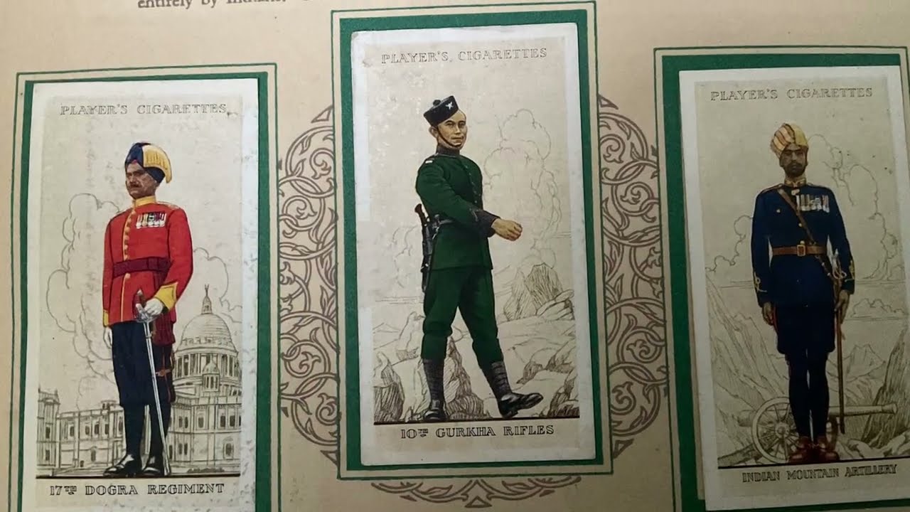 TRADING CARDS MILITARY UNIFORMS BRITISH EMPIRE COLLECTING CIGARETTE CARDS 1938