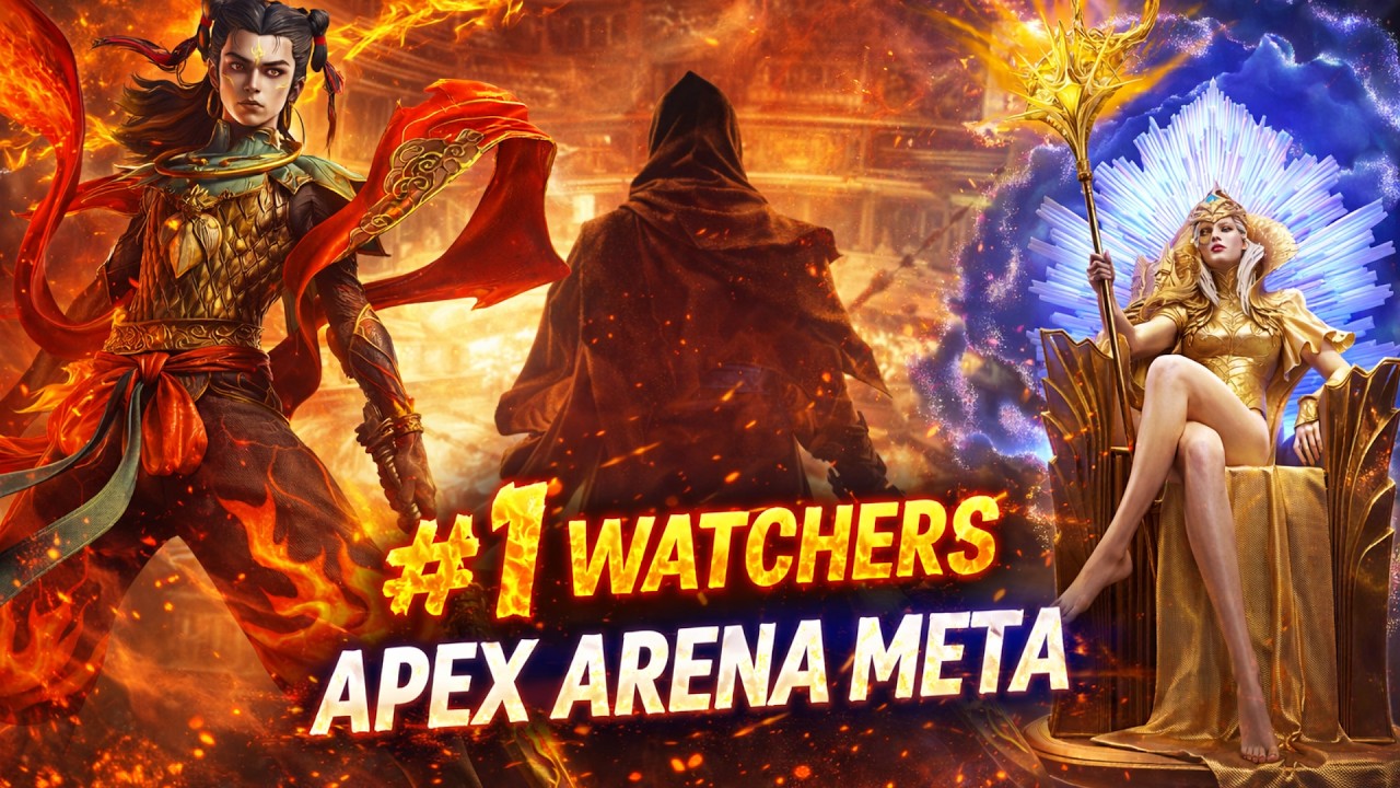 #1 NEW Watchers Apex Arena Meta | NO LEIKAN & KANE & VALARA & DASSOMI | Watcher of Realms