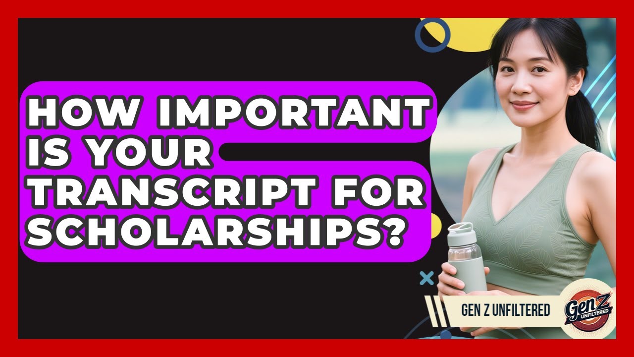 How Important Is Your Transcript For Scholarships? - Gen Z Unfiltered