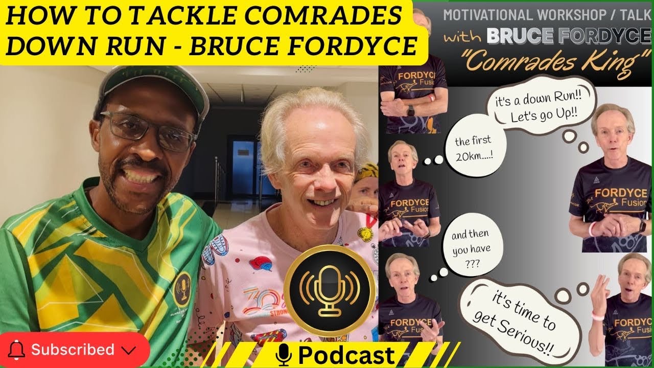 Bruce Fordyce Comrades motivational talk