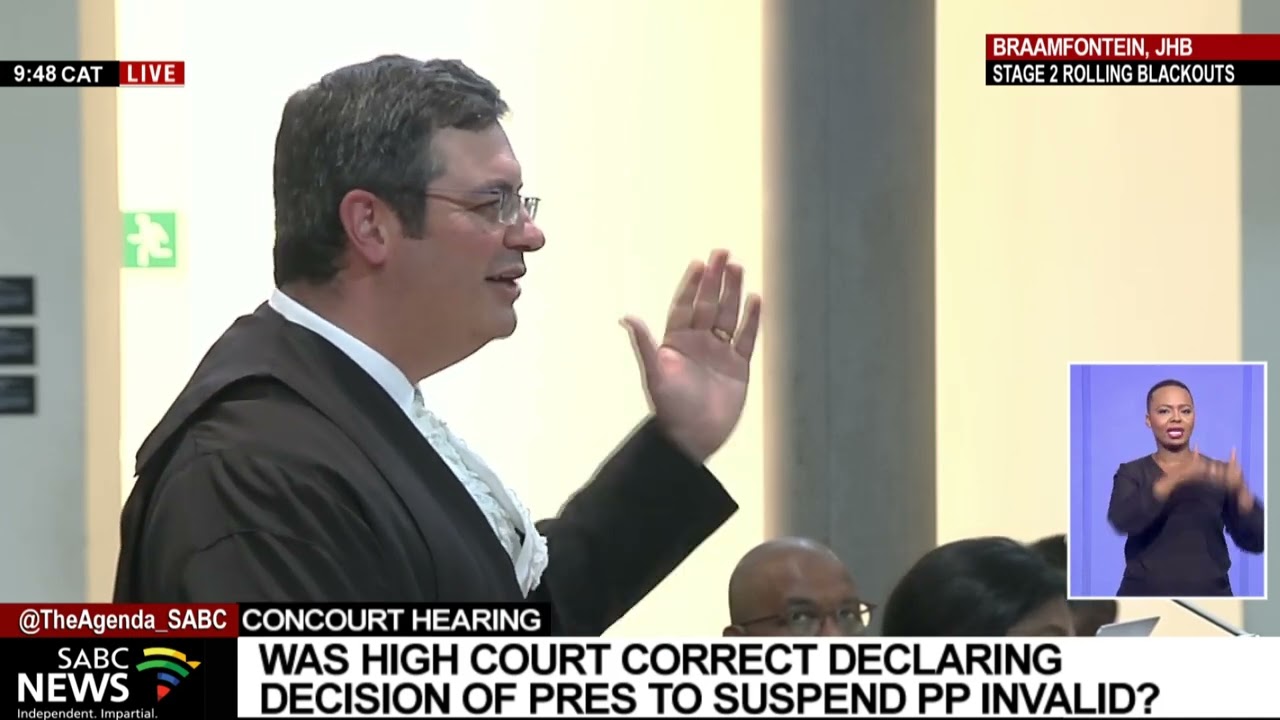 ConCourt hears applications to appeal the WC High Court's decision on Mkhwebane's suspension - Pt 1