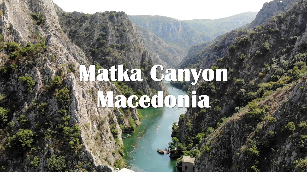 Matka Canyon, Macedonia by Drone (DJI Mavic Air) - August 2019