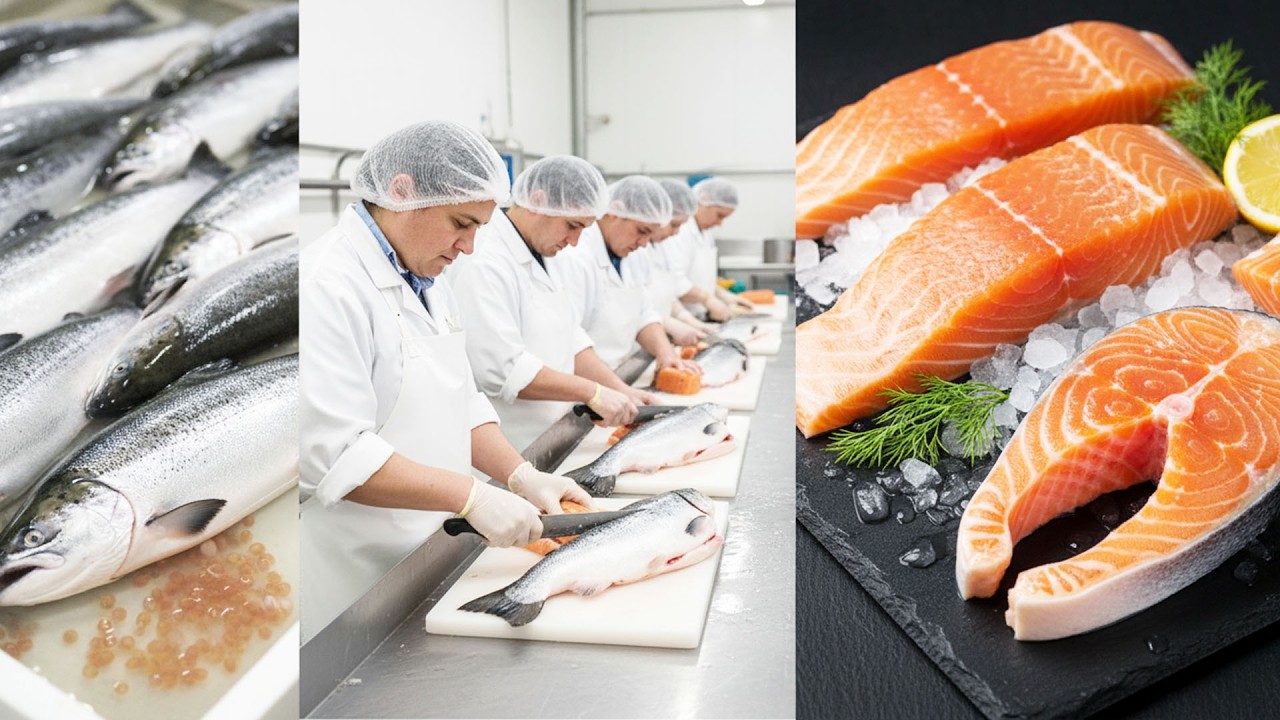 Atlantic Salmon – From Hatchery Eggs to Premium Market Fillet Process
