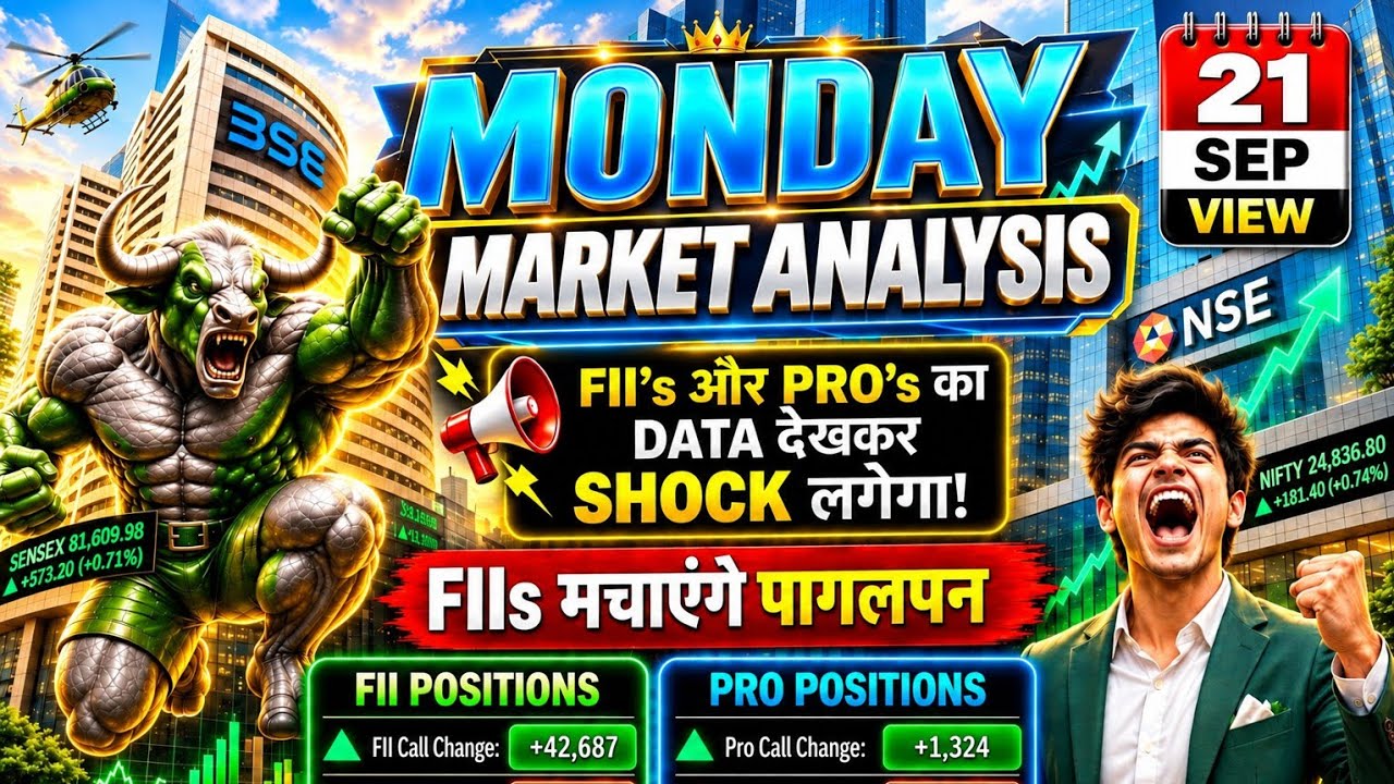 Monday market prediction | Monday Nifty, Sensex, Banknifty Prediction | Monday Market gap Up or down