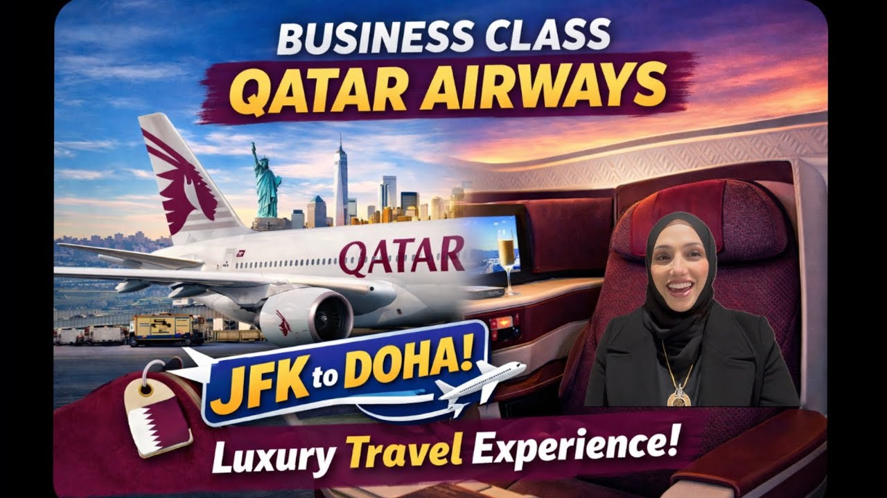 Впечатления от полета бизнес-классом Qatar Airways 🇶🇦 | Роскошный видеоблог о полете из аэропорта...
