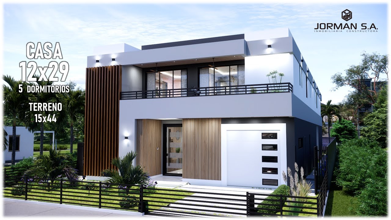 5 Bedroom Modern Home Design | 12x29m 2Storey | Jorman HomeDesigns