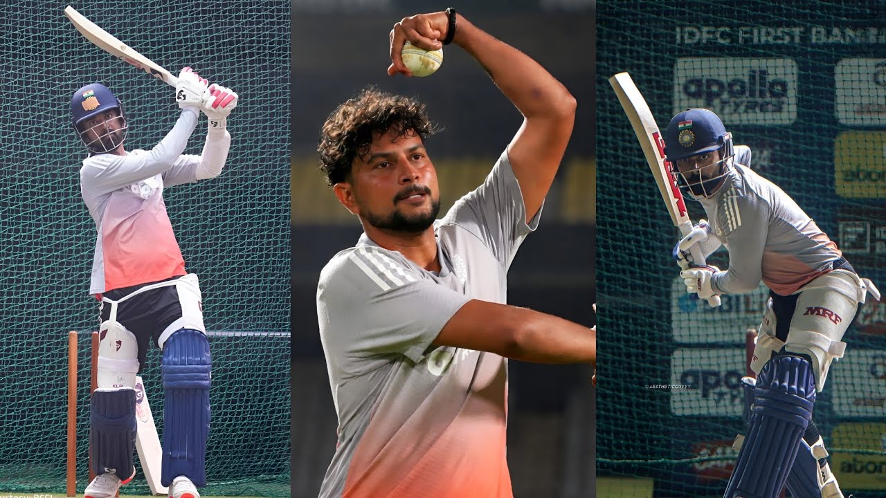 Kl Rahul, Virat Kohli, Kuldeep Yadav Batting & Bowling Practice For 2nd Odi Match against Newzealand