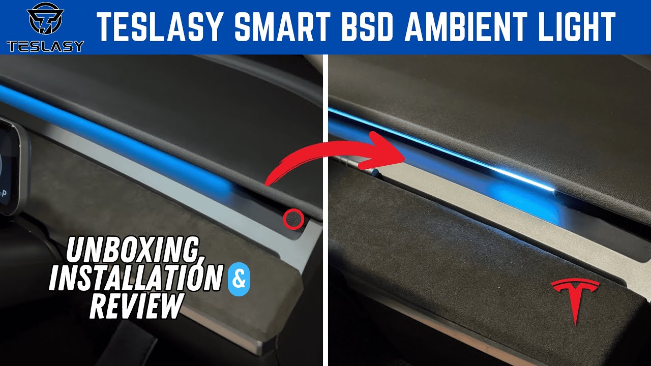 TESLASY BSD AMBIONAL LIGHT | ПОЛНАЯ УСТАНОВКА И ОБЗОР