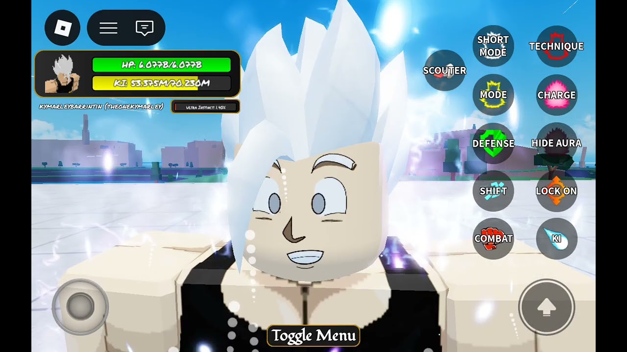  playing one of my favorite game based on GOKU from Roblox. 