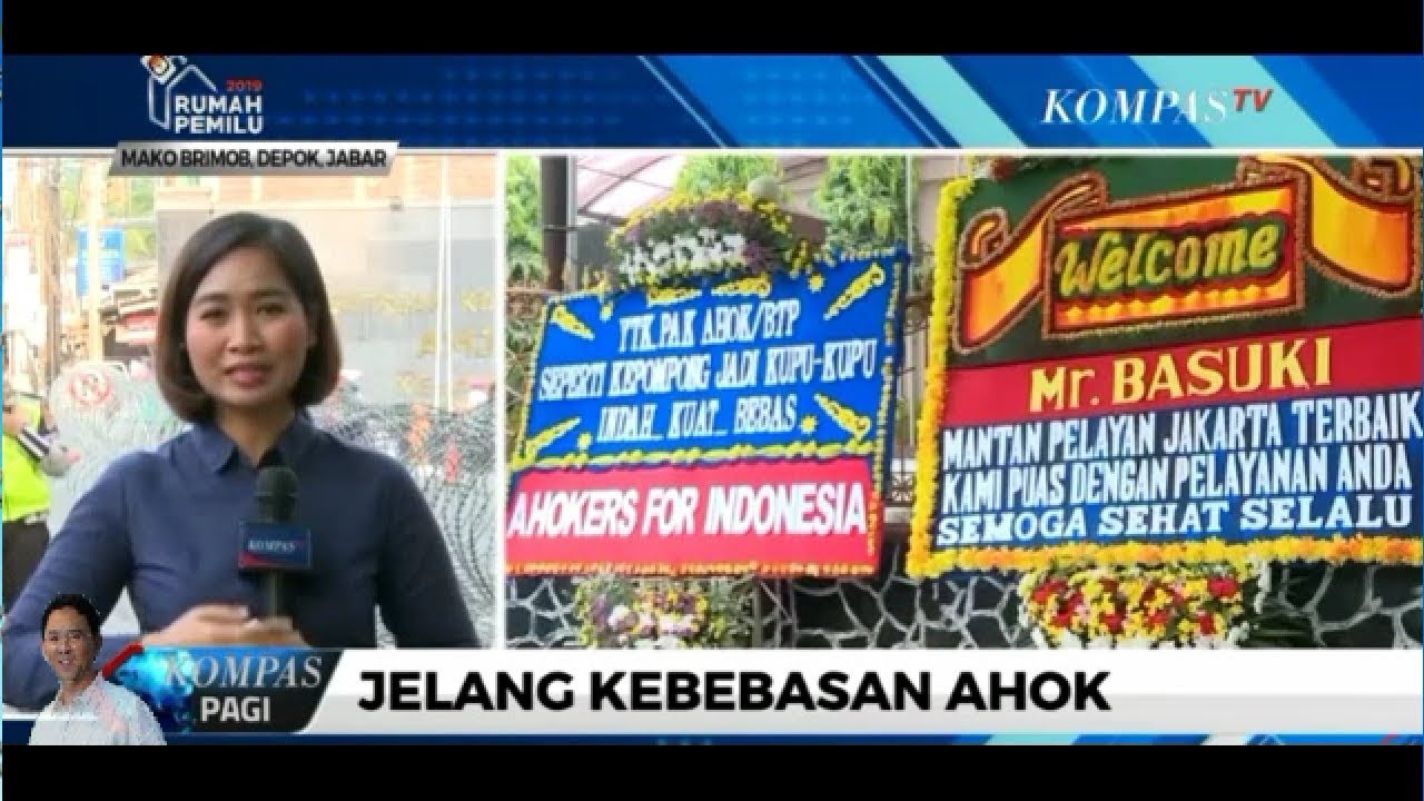 Setelah Bebas dari Masa Tahanan Ahok Ingin Di Panggil BTP , Suasana Di Marko Brimob Depok