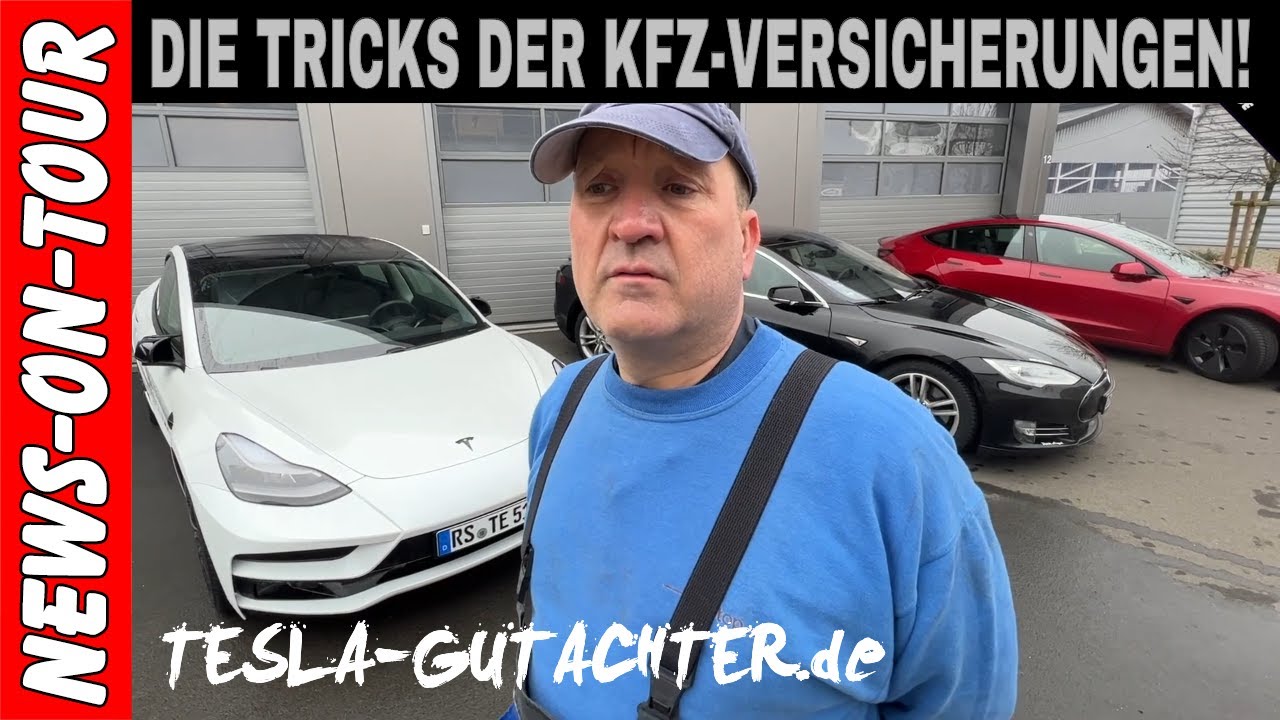 Tricks 👻 der KFZ-Versicherungen! GUTACHTEN werden nicht bezahlt.Tesla Gutachter klärt auf. So gehts